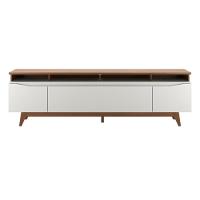 Rack Para Tv Até 75 Polegadas 3 Portas Flynt St Off White E Canella 220cm - 1