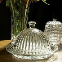 Queijeira 13X20X20Cm Vidro Transp Com Tampa - 2