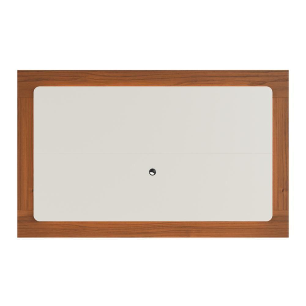 Painel Para Tv Até 75 Polegadas Oslo Off White E Canella 217cm - 1