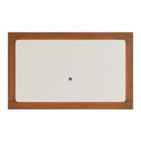 Painel Para Tv Até 75 Polegadas Oslo Off White E Canella 217cm - 1