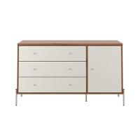 Cômoda 3 Gavetas 1 Porta Jasper Off White E Canella 138cm - 3