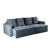 Sofá 5 Lugares Retrátil Fênix Linho Cinza 270cm - 1