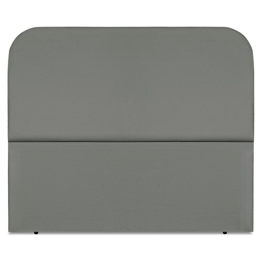 Cabeceira Queen 160 Cm Com Frame Alana Suede Cinza Artte Cinza - 5