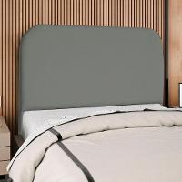 Cabeceira Queen 160 Cm Com Frame Alana Suede Cinza Artte Cinza - 2