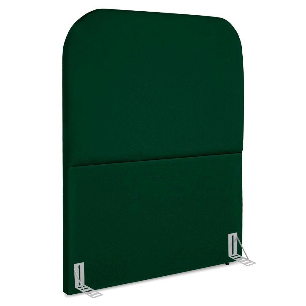 Cabeceira Solteiro 100 Cm Com Frame Alana Suede Verde Artte Verde - 1