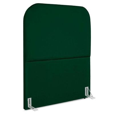 Cabeceira Solteiro 100 Cm Com Frame Alana Suede Verde Artte Verde