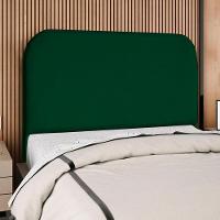 Cabeceira Casal 140 Cm Com Frame Alana Suede Verde Artte Verde - 2