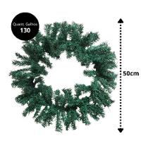 Guirlanda Decorada 50cm Placa Iluminada Led Trio Pelúcia Feliz Natal - Master Christmas - 5