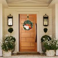 Guirlanda Decorada 50cm Placa Iluminada Led Trio Pelúcia Feliz Natal - Master Christmas - 10