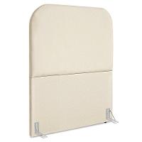 Cabeceira Solteiro 100 Cm Com Frame Alana Suede Bege Artte Bege - 1