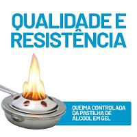 Queimador Grande Aço Inox Para Rechaud Ravinox 000019 - 2