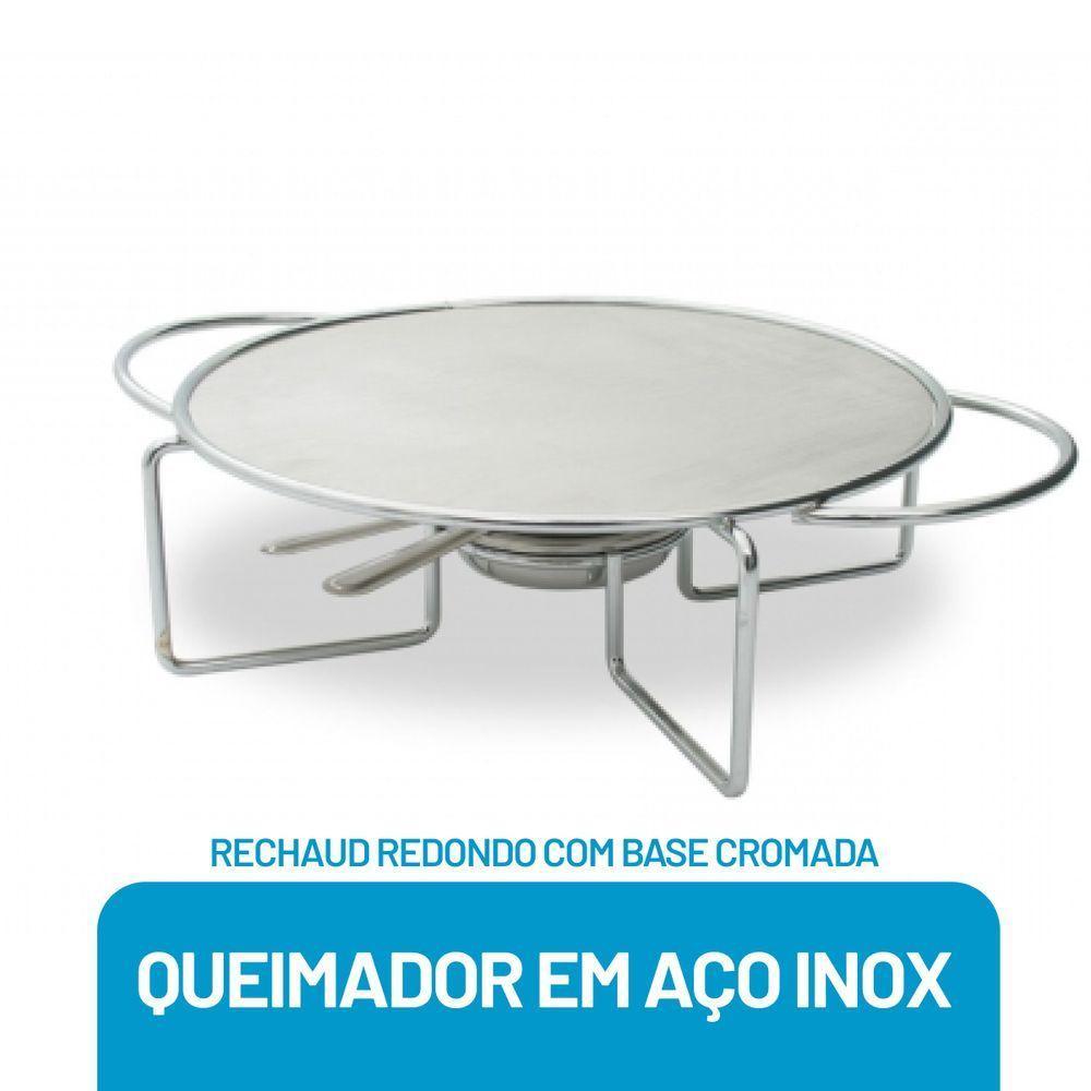 Rechaud Redondo 270 Mm Chapa Alumínio Ravinox 510 - 6