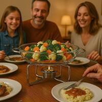 Rechaud Redondo 270 Mm Chapa Alumínio Ravinox 510 - 2