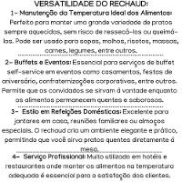 Rechaud Redondo 270 Mm Chapa Alumínio Ravinox 510 - 3