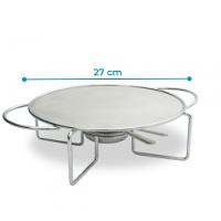 Rechaud Redondo 270 Mm Chapa Alumínio Ravinox 510 - 9