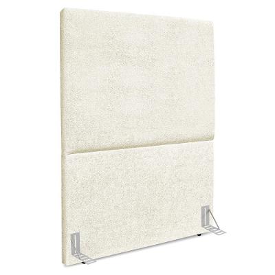 Cabeceira Solteiro 90 Cm Com Frame Luna Boucle Bege Artte Bege