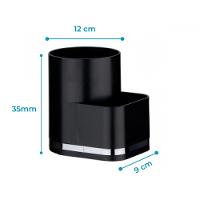 Porta Detergente Pia Bucha Esponja Preto Future Future 1253pt - 3