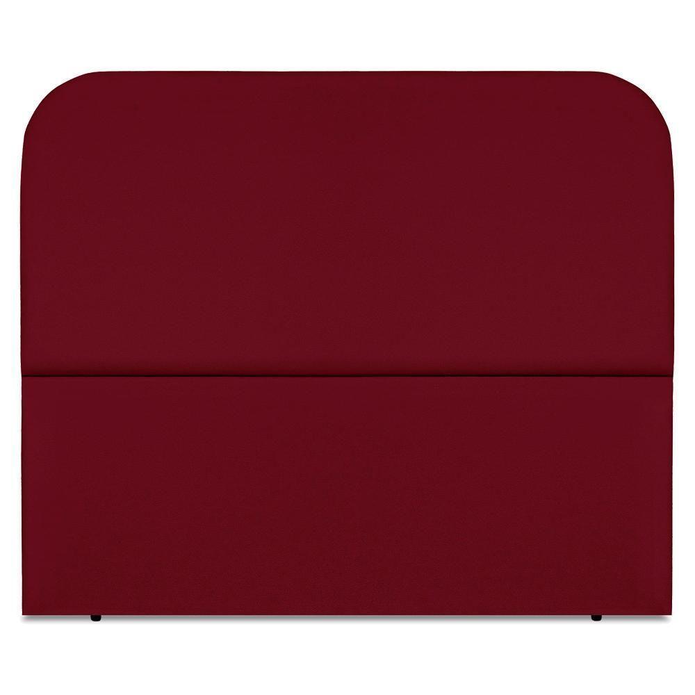 Cabeceira Queen 160 Cm Com Frame Alana Suede Vinho Artte Vinho - 5