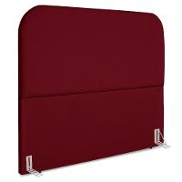 Cabeceira Queen 160 Cm Com Frame Alana Suede Vinho Artte Vinho - 1