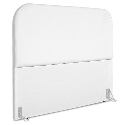 Cabeceira Queen 160 Cm Com Frame Alana Suede Branco Artte Branco