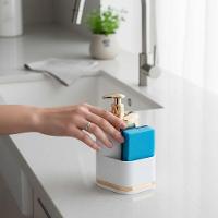 Organizador Pia Cozinha Porta Detergente Esponja Branco Dourado Future 1224bcd - 6