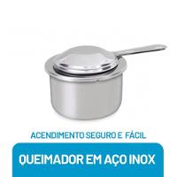 Queimador Inox Fundo Para Rechaud Ravinox 000030 - 3