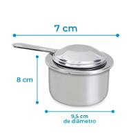 Queimador Inox Fundo Para Rechaud Ravinox 000030
