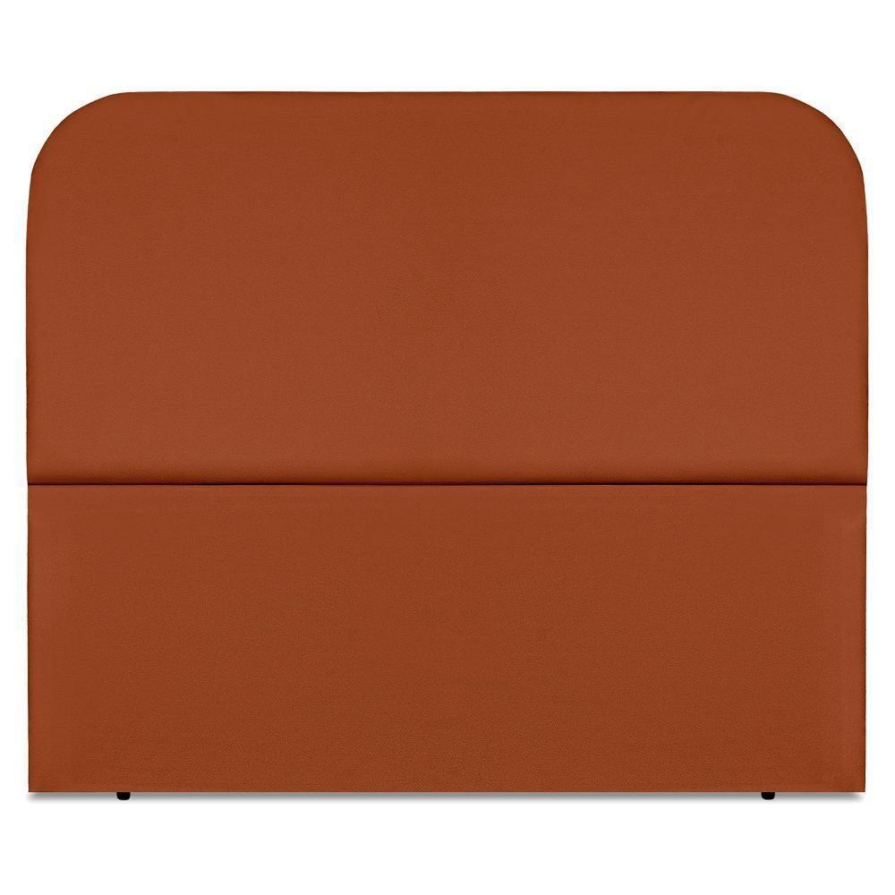 Cabeceira Queen 160 Cm Com Frame Alana Suede Terracota Artte Terracota - 5