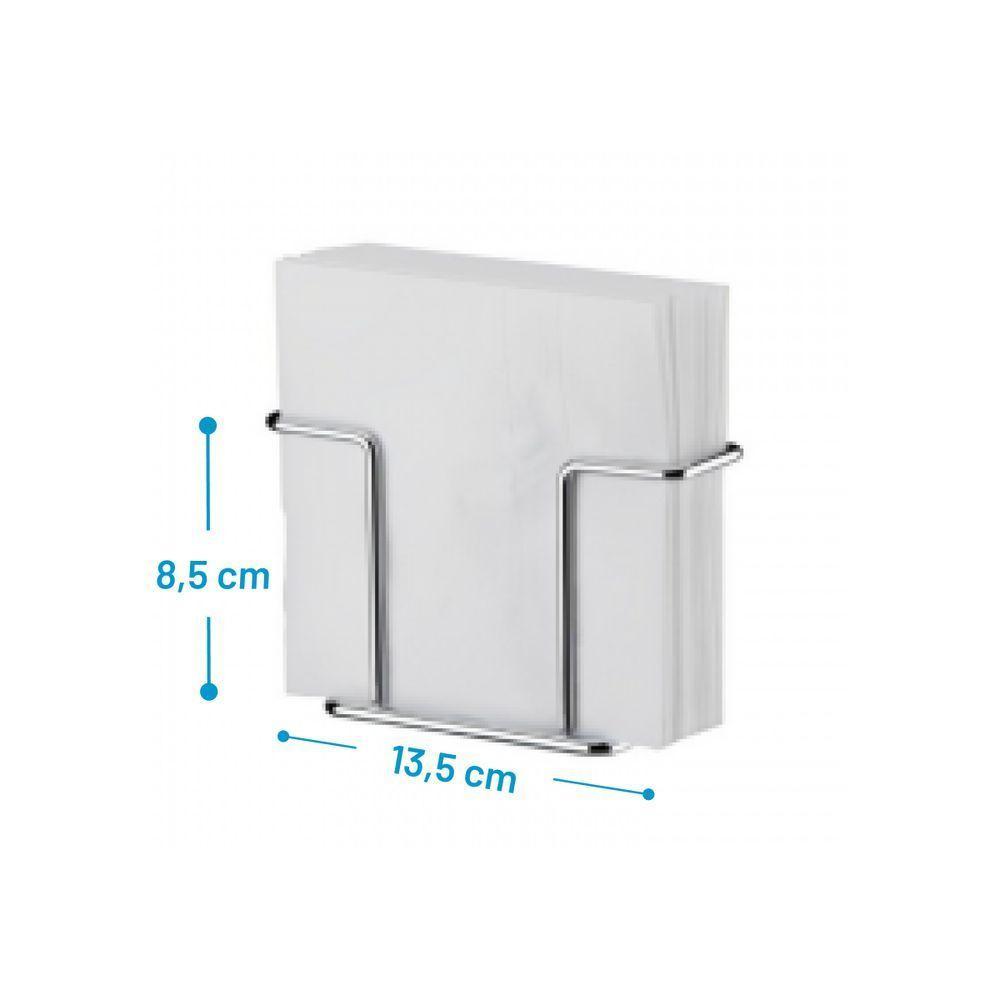 Kit Mesa 2 Peças Aço Carbono Future Porta Copo Suporte Guardanapo - 6