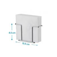 Kit Mesa 2 Peças Aço Carbono Future Porta Copo Suporte Guardanapo - 6