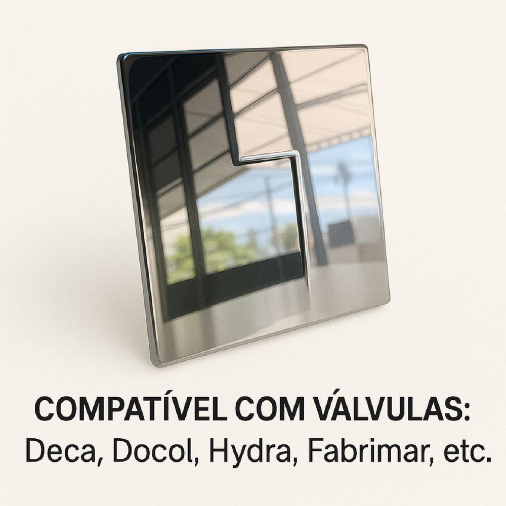 Tampa Válvula Descarga Metal Compativel Deca, Docol, Hydra, Fabrimar - 10