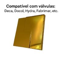 Acabamento Válvula Descarga Metal Dourado Deca, Docol, Hydra, Fabrimar