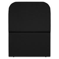 Cabeceira Solteiro 100 Cm Com Frame Alana Suede Preto Artte Preto - 5