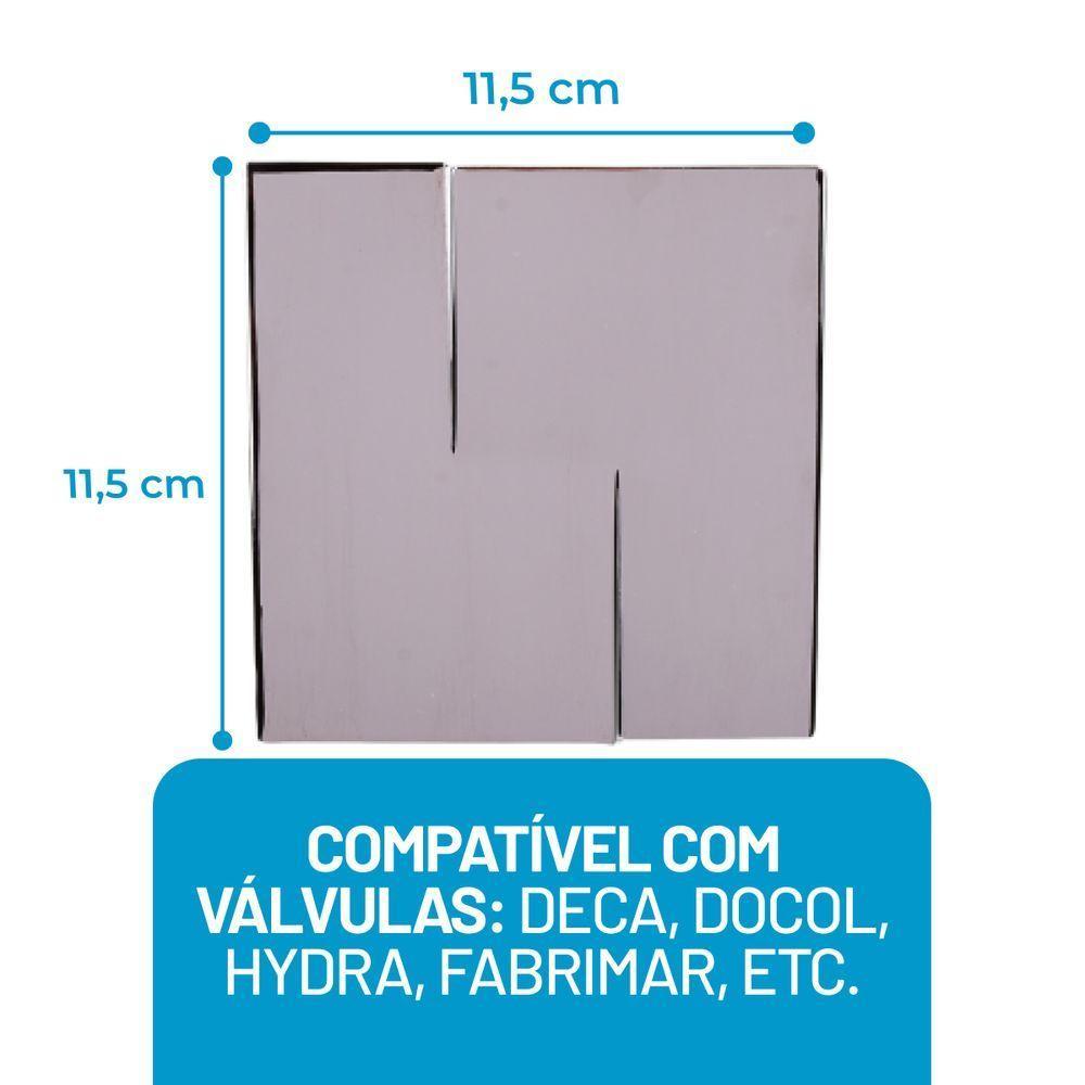 Tampa Válvula Descarga Metal Compativel Deca, Docol, Hydra, Fabrimar - 5
