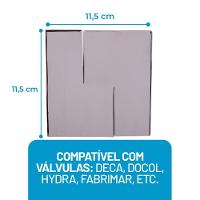 Tampa Válvula Descarga Metal Compativel Deca, Docol, Hydra, Fabrimar - 5