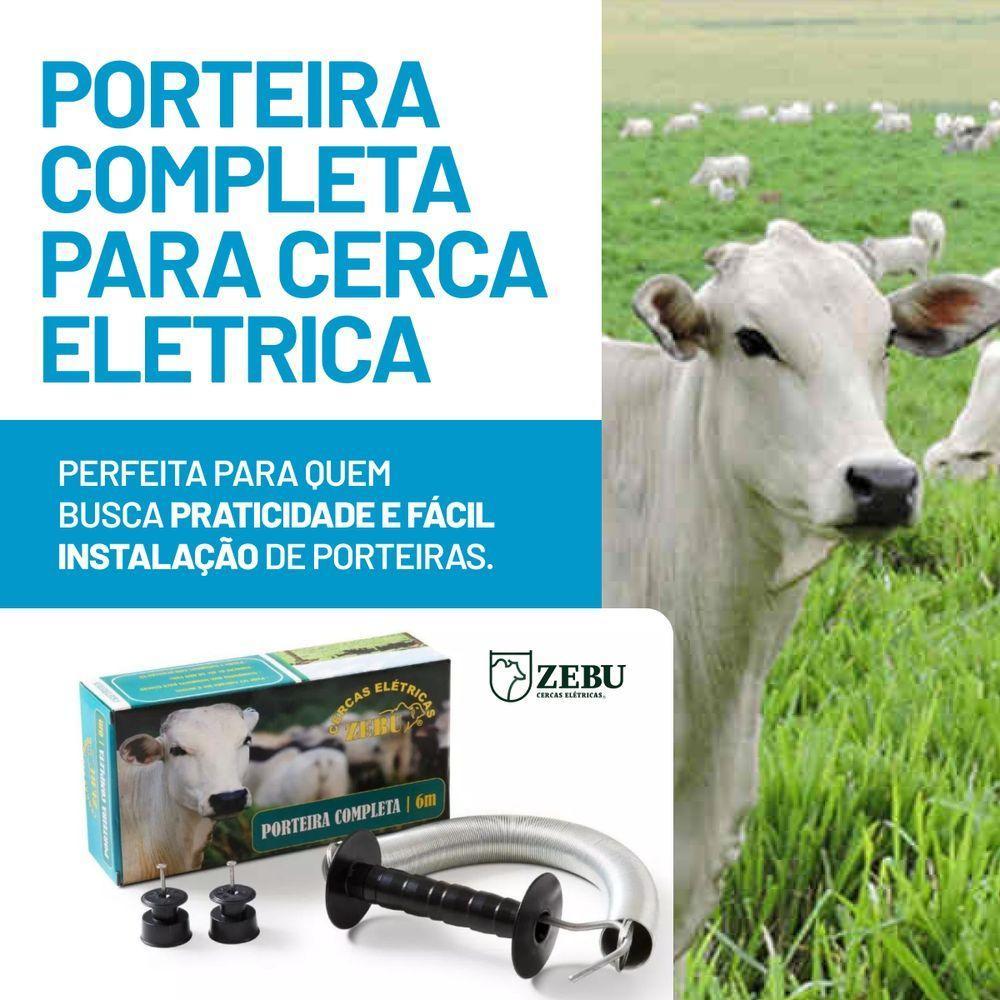 Porteira Completa Para Cerca Eletrica Zebu 4 Mts Zebu 59-0 - 2