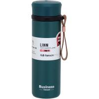 Business Garrafa Térmica 21X6X6Cm 500Ml Inox Azul Parede Dupla - 1