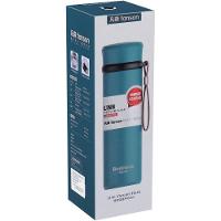 Business Garrafa Térmica 21X6X6Cm 500Ml Inox Azul Parede Dupla - 3