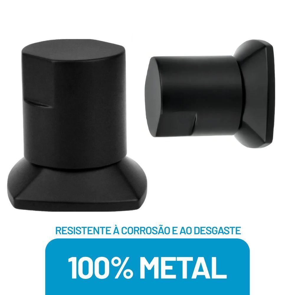 Acabamento De Registro Preto Encaixe Padrão Deca Docol Docol - 3