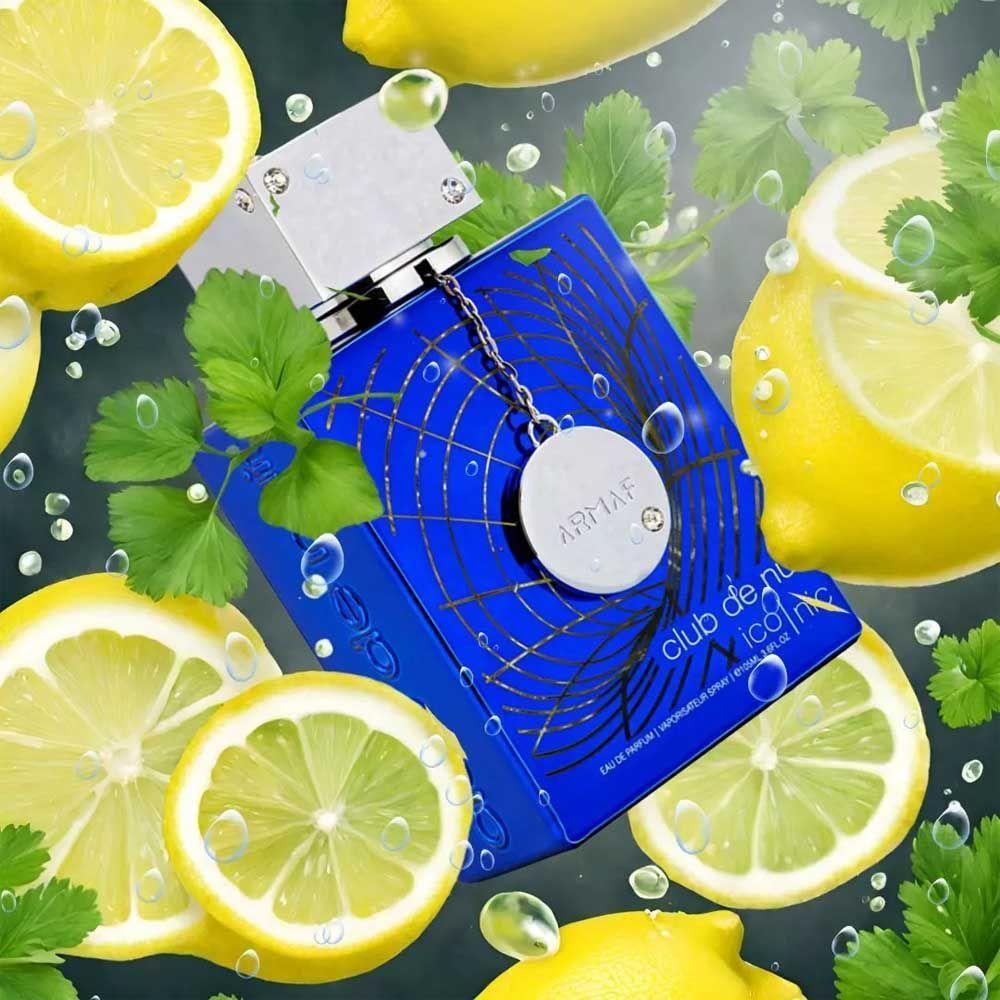 Perfume Club De Nuit Blue Iconic Armaf Edp Masculino 100ml - 5