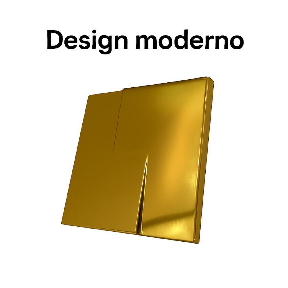 Acabamento Válvula Descarga Metal Dourado Deca, Docol, Hydra, Fabrimar - 2