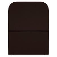 Cabeceira Solteiro 100 Cm Com Frame Alana Suede Marrom Artte Marrom - 5