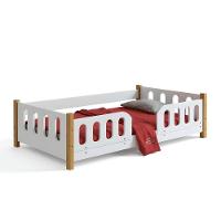 Cama Infantil Montessoriana Com Grades De Proteção E Colchão - 2