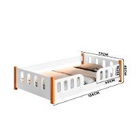 Cama Infantil Montessoriana Com Grades De Proteção E Colchão - 3