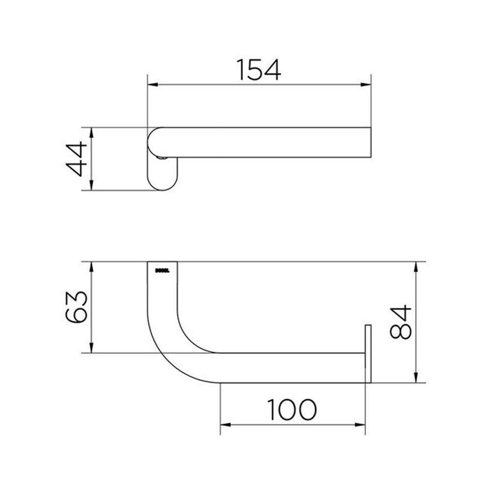 Papeleira Docol Mix&match 90009604006 Cromada - 3