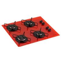 Fogão Cooktop A Gás Fornello 4 Bocas Vermelho Bivolt - 2