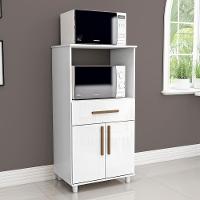 Balcão Multiuso Cairo Com 2 Portas E 1 Gaveta Branco - 2