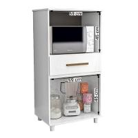 Balcão Multiuso Cairo Com 2 Portas E 1 Gaveta Branco - 5