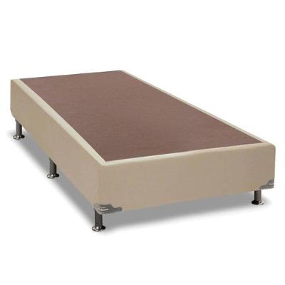 Base Para Cama Box Ortobom Sommier Couro Sintético Bege