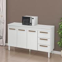 Balcão De Cozinha Atenas Com Tampo 3 Portas 3 Gavetas 158 Cm Branco - 4